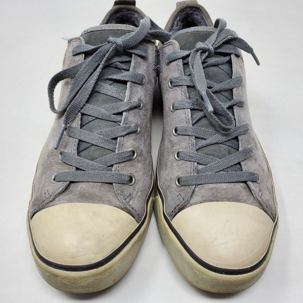 UGG AUSTRALIA EVERA 1888 Gray Suede Tennis Sneaker - Picture 8 of 11